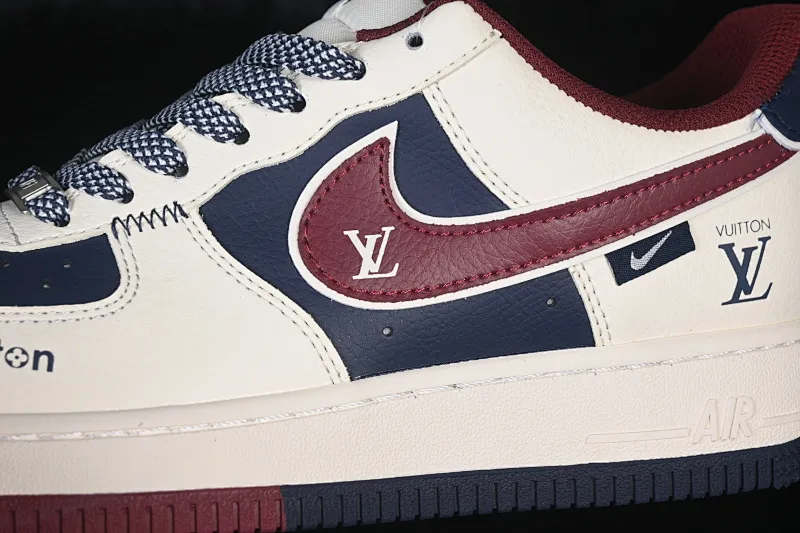 All categories Nk Air Force 1 Air Force series Nk Air Force 1 Low Air Force low-top Nike Air Force 1'07 Low joint blue and red stitching Air Force 1 low-top casual sneakers JP8028-069